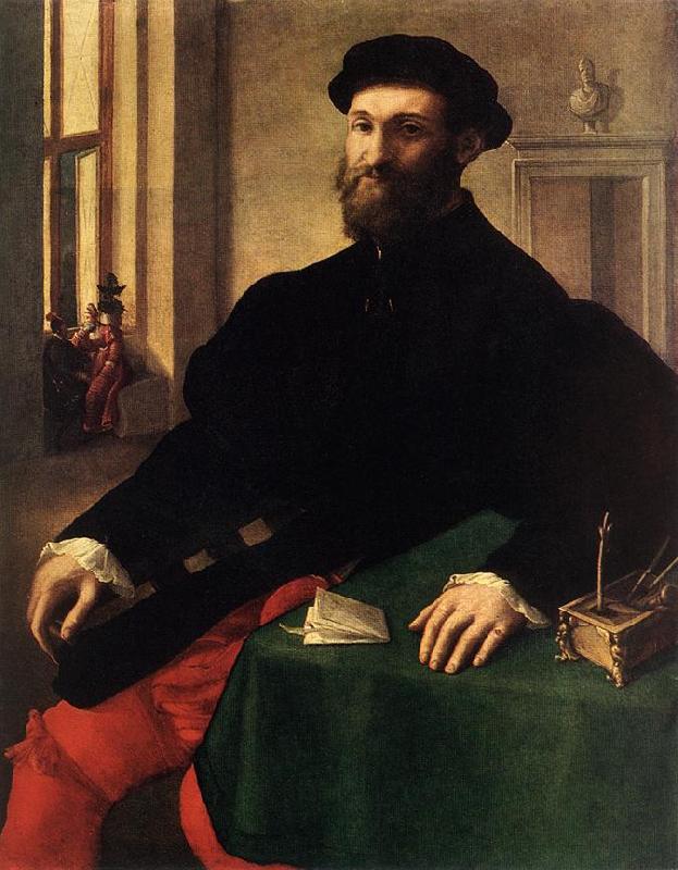 CAMPI, Giulio Portrait of a Man  iey oil painting image